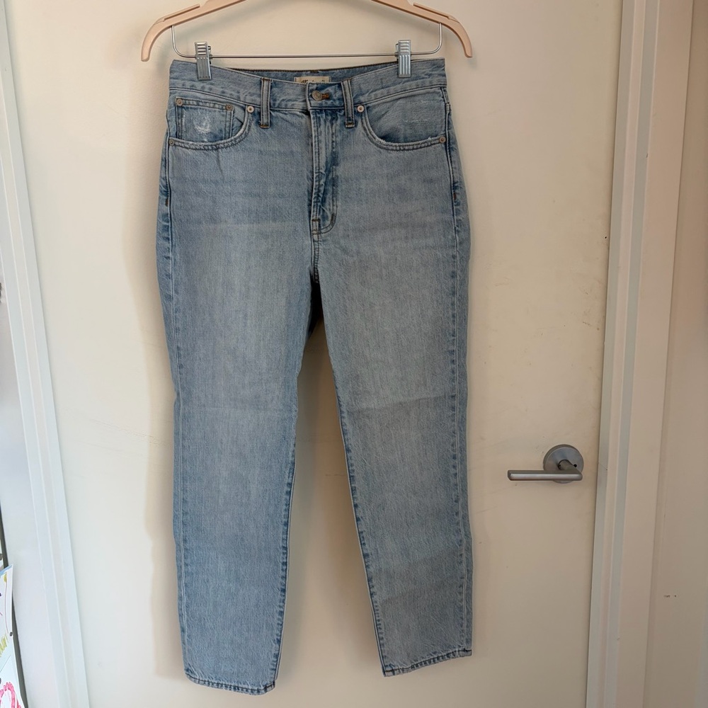 Madewell Women's Straight-Leg Jeans in Light Wash Denim